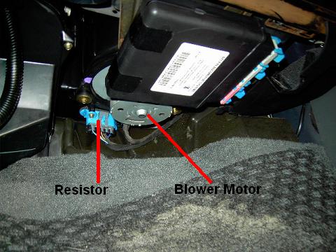 Pontiac Blower Motor Resistor Location